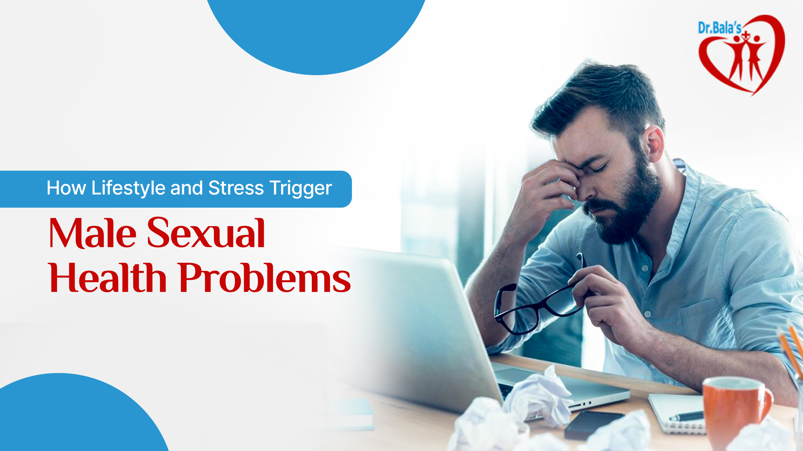 Lifestyle and stress effects on male sexual health